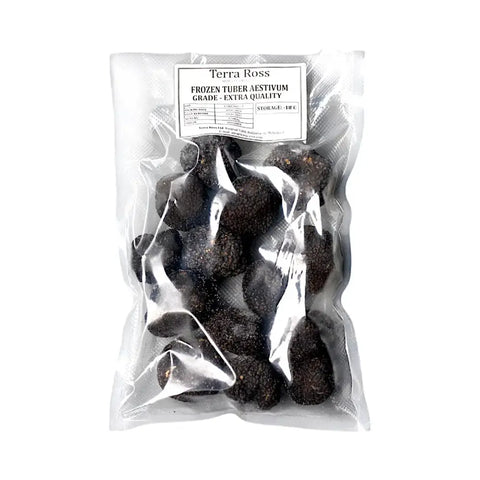 Frozen summer truffle in a bag, premium Tuber Aestivum extra-grade product