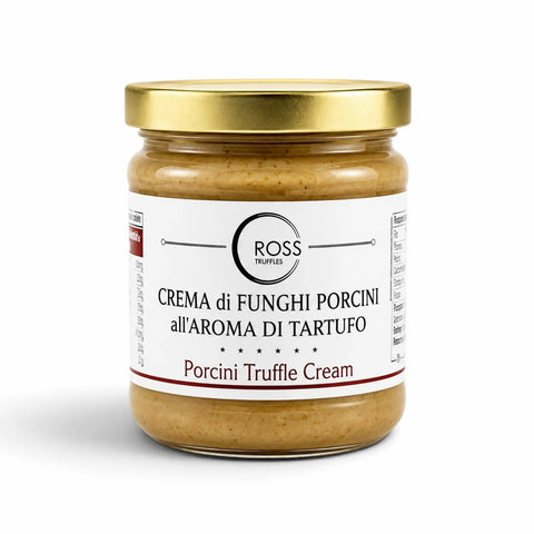 Porcini Mushroom Truffle Cream with 78% Boletus edulis in an 80 g glass jar