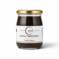 Стъклен буркан с гъбен сос салса тартуфата и 3% Tuber aestivum