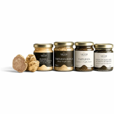 Подаръчна кутия Vanity с пет италиански продукта с трюфели за подаряване и сервиране