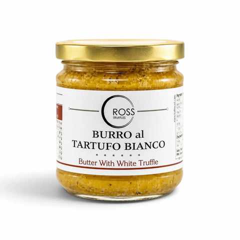 160 g jar of White Truffle Butter with 6% Tuber borchii